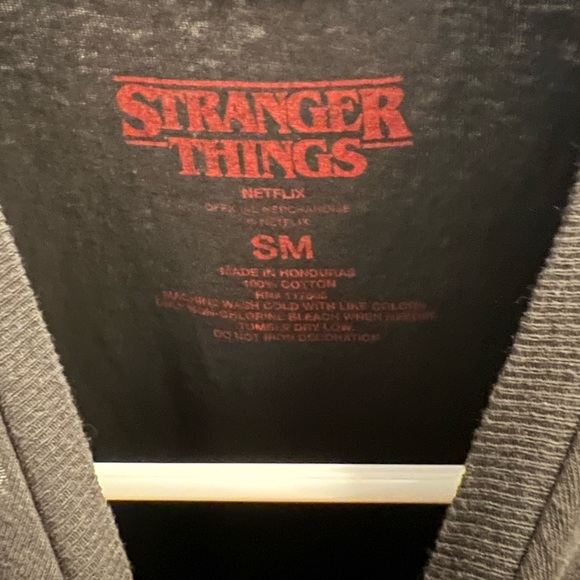 Juniors size small Stranger Things black tee! - Picture 3 of 3